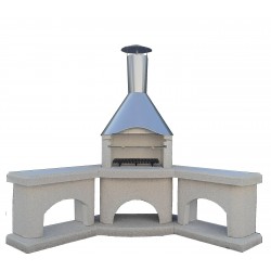 Exklusiv rohový s nerezovým...